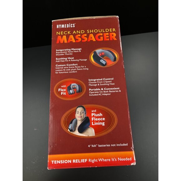 HoMedics SKU 510 Neck Shoulder Massager With Heat Flex Fit - Picture 2 of 4